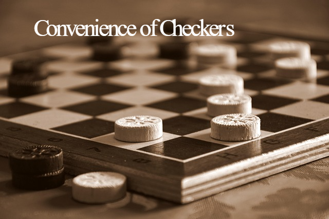 Checkers game is fun