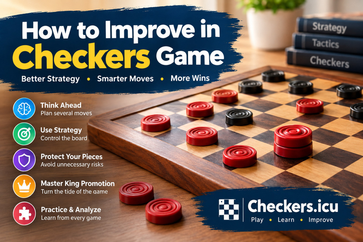 How to improve in Checkers game